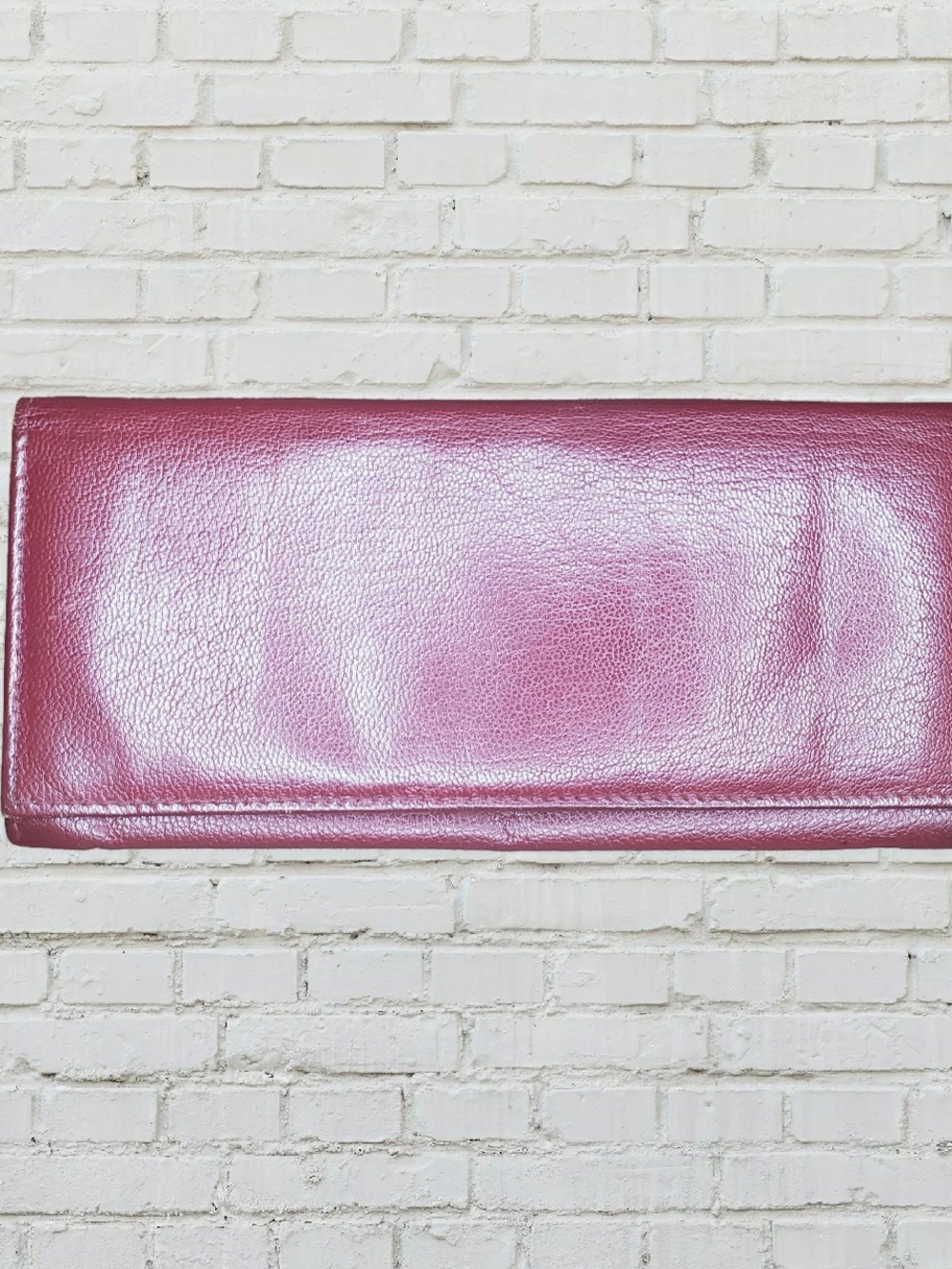 Vintage Kane M Leather Wallet Checkbook